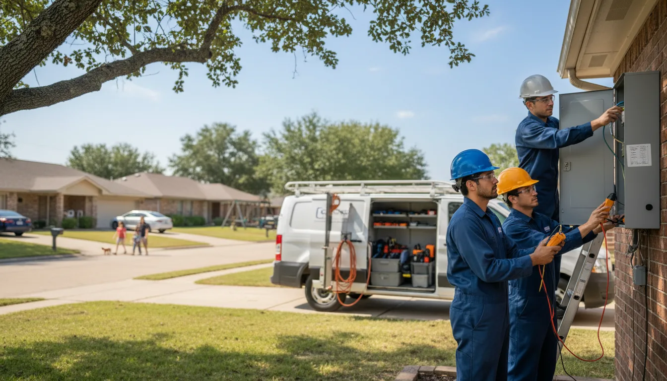 Certified electrician providing emergency electrical services in Ingalls, KS
